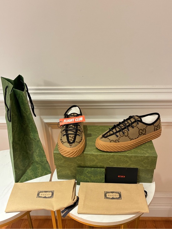 Gucci Other - Authentic Gucci maxi Gg low caramel sneakers